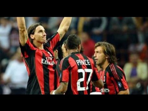 AC Milan 1-0 Genoa Ibrahimovic great-lob