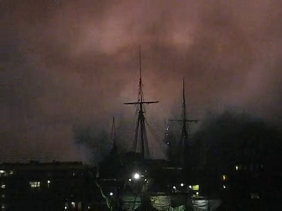 Sail Amsterdam 2010 : feu d'artifice 3