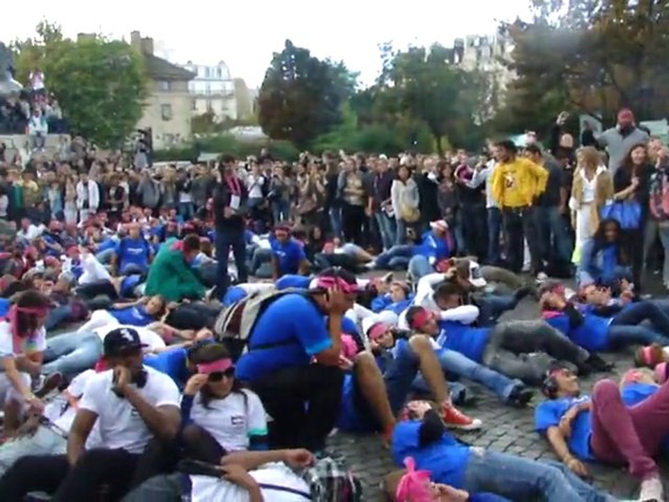 flash mob techno parade 2010