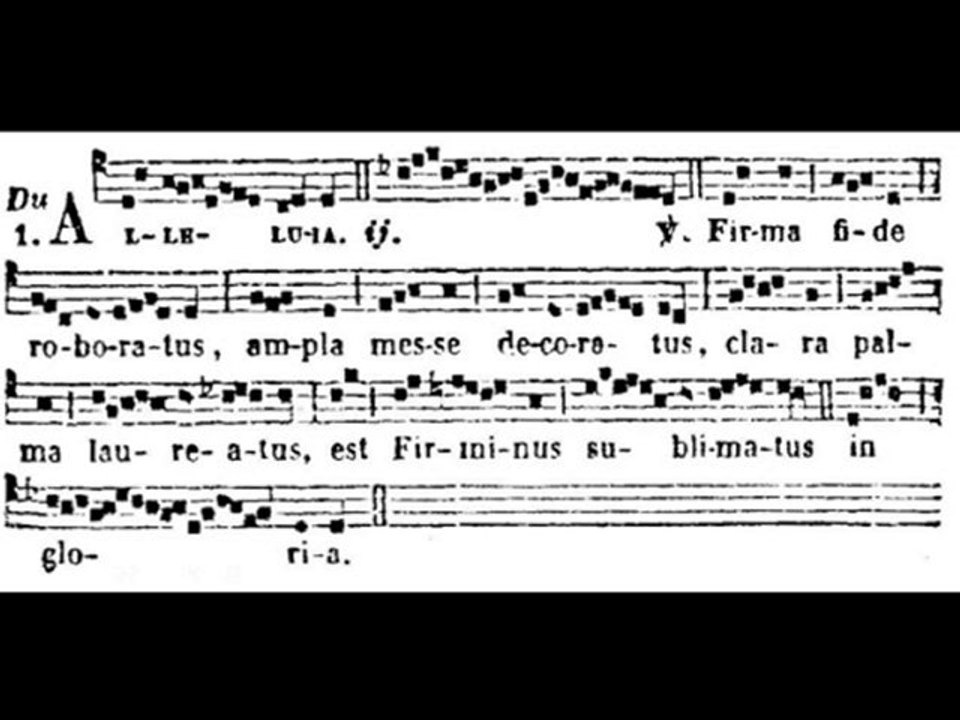 Alleluia de la messe de St Firmin à Amiens