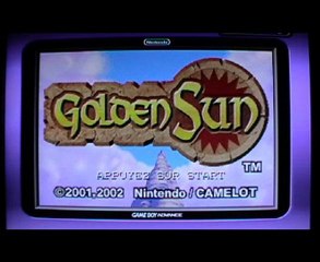 1er aperçu Golden sun (GBA)