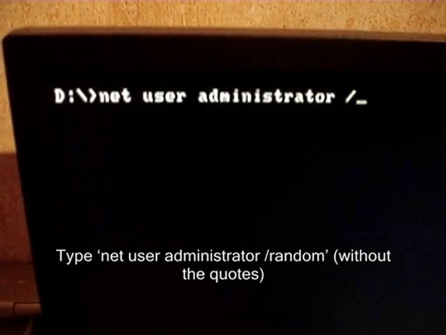 Forgot Administrator Password