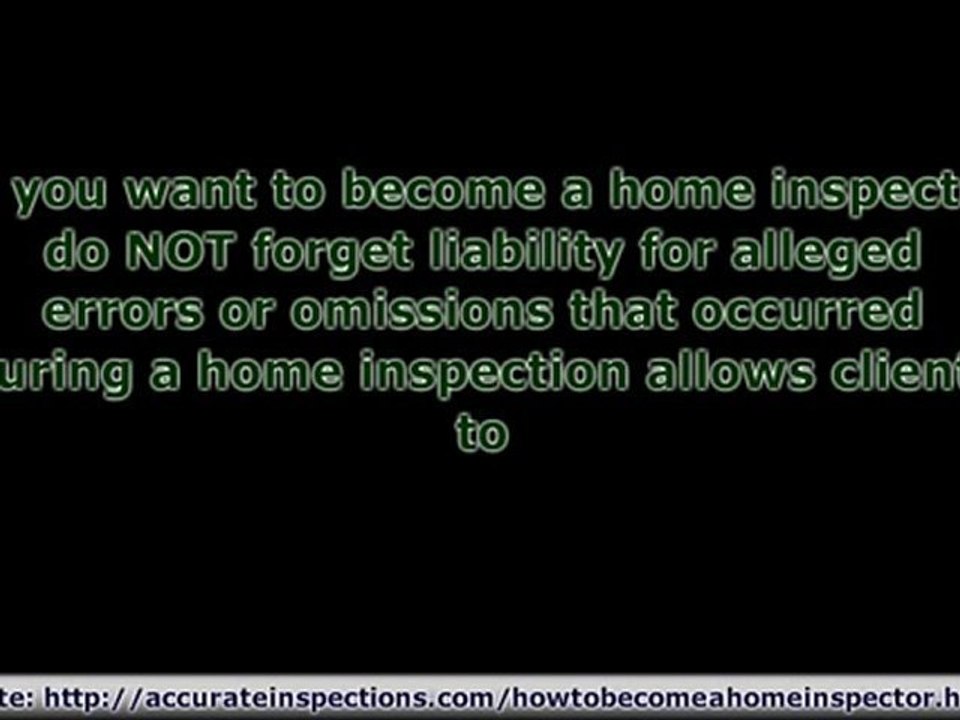 How to become a home inspector & start a home inspection bus