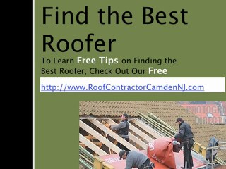 Roof Repair Camden New Jersey NJ
