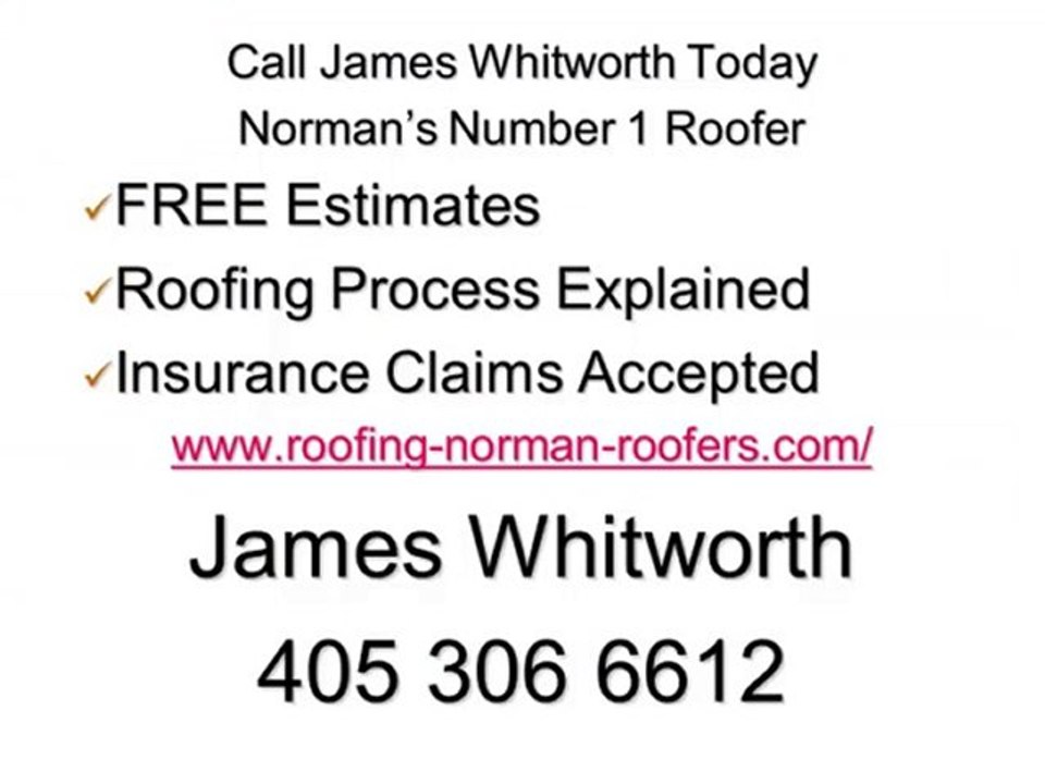 Norman Oklahoma Roofing - Hire Norman Roofers Today - Free