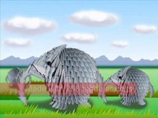 3D Origami African Elephant