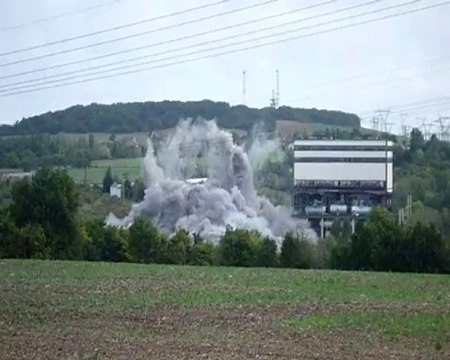 abattage centrale EDF Montereau