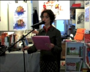 Magali Brien, lecture poésie au Lièvre de Mars