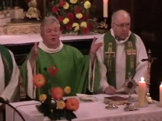 Inauguration des travaux de l'église à Cerre-lès-Noroy