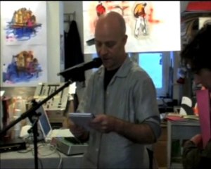 Black Sifichi lecture de poésie au Lièvre de Mars