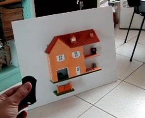 Maquette domotique motorisée
