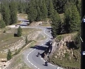 descente de l'Izoard depuis le châlet Napoléon