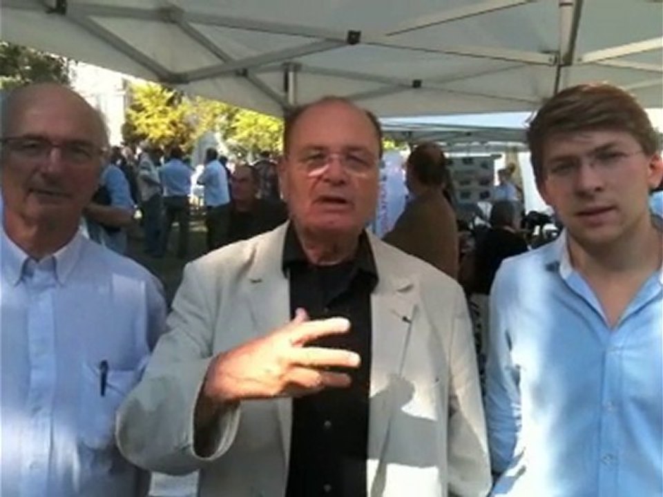 Louis Guédon, stand des Réformateurs - Fête UMP 44