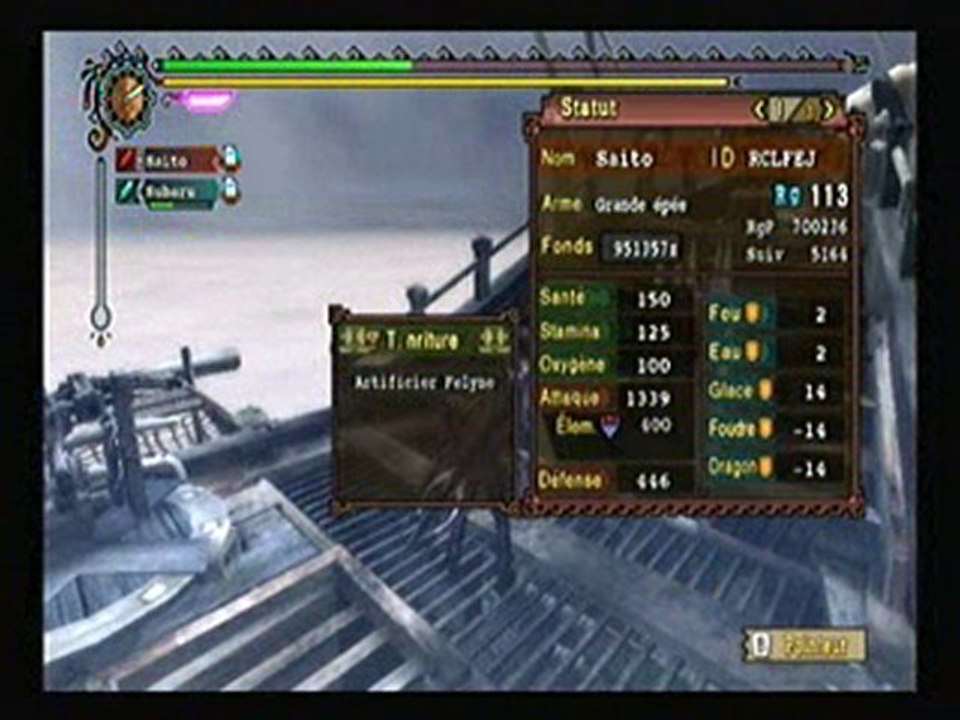 Monster Hunter 3 - Jhen Mohran + VS Saito & Hiruma [EF] Team