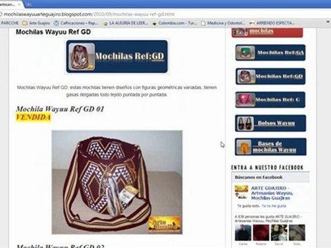 Nuevo Blog de Mochilas wayuu - ARTE GUAJIRO