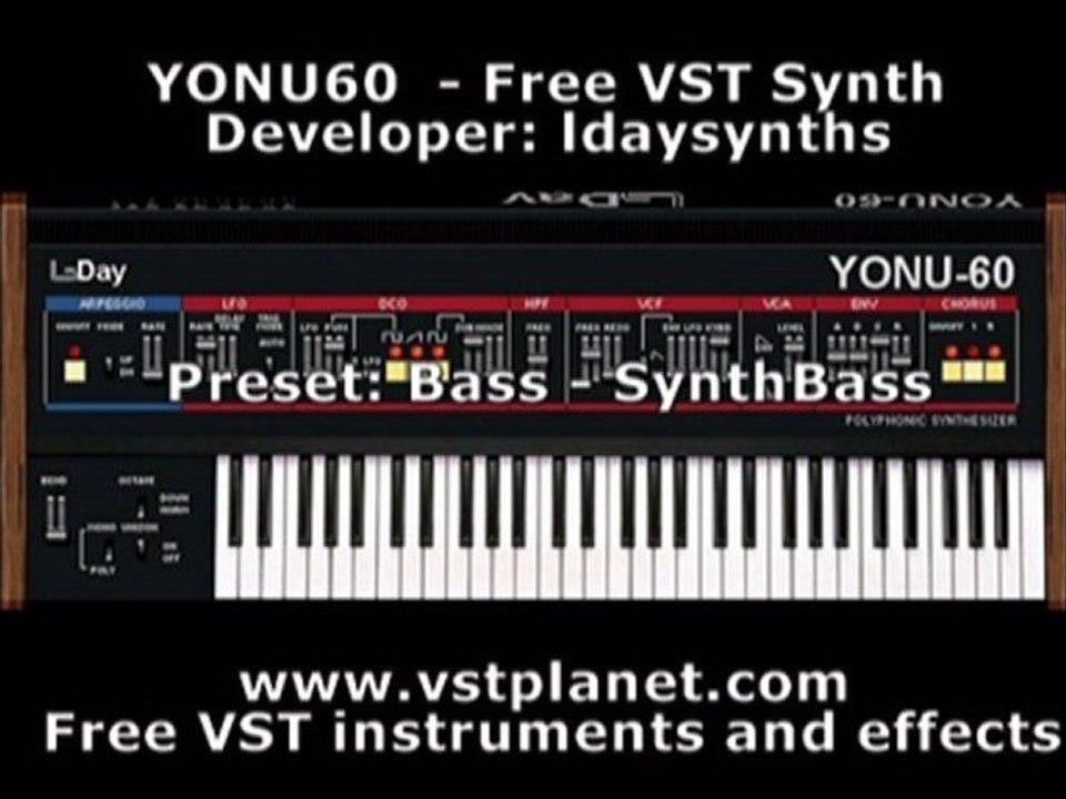 YONU60 - Free VST Synth