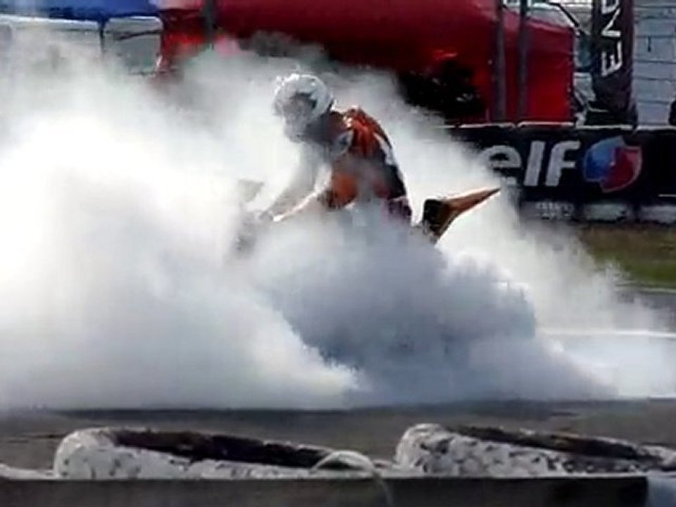 Burn au superbike d'Albi 25/09/2010