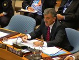 Cumhurbaşkanı Gül'ün, BM Güvenlik Konseyi kapanış konuşması