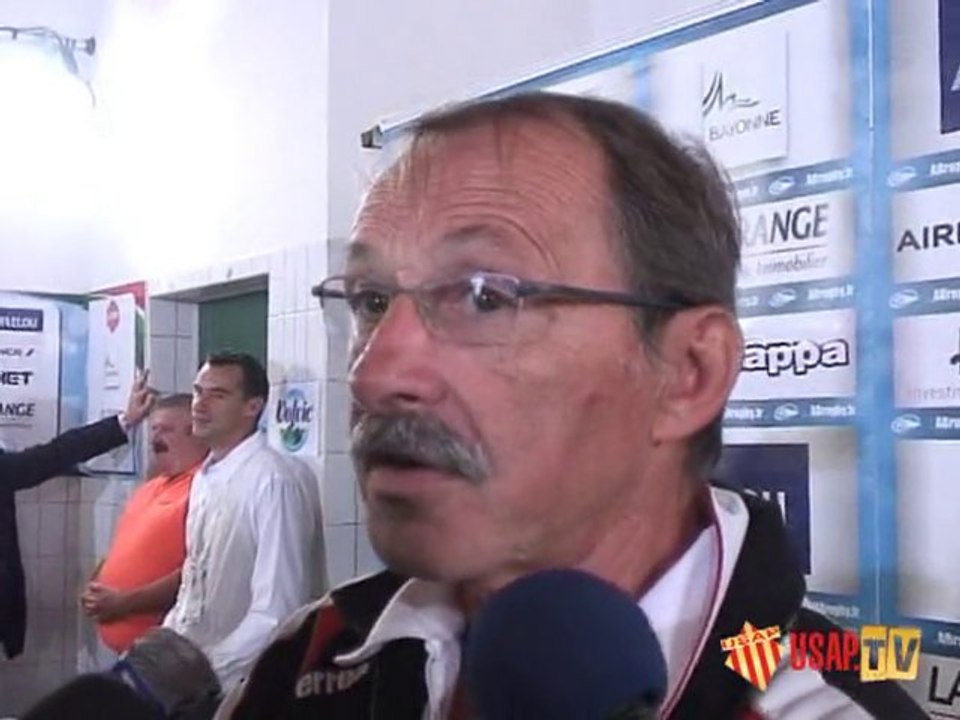 Les réactions d'après match BAYONNE USAP Sept 2010
