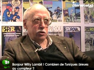 Willy Lambil en interview pour planetebd.com