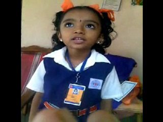 FOLK SONG BY SCHOOL CHILD KERALA INDIA