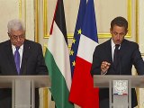 Sarkozy: la colonisation israélienne en Cisjordanie 