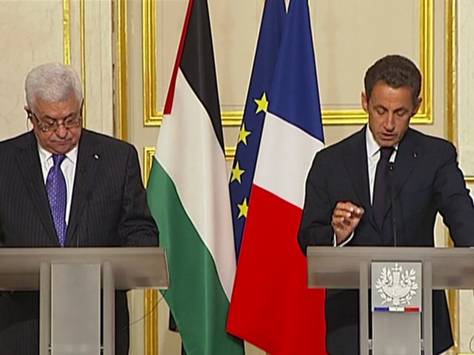 Sarkozy: la colonisation israélienne en Cisjordanie "doit cesser"
