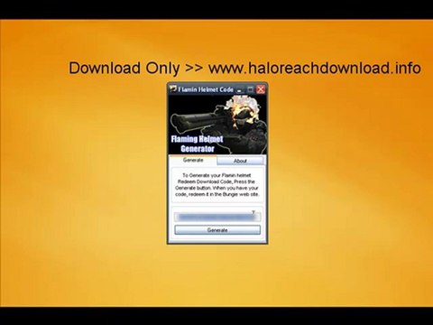 Halo Reach Flaming Helmet Code Generator + Download