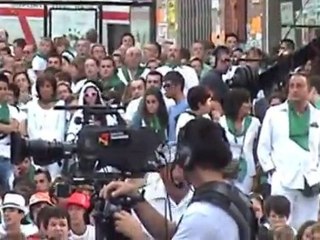 10 de agosto Plaza de San Lorenzo Los Danzantes de Huesca
