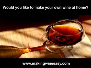 How to Make Wine - Making Wine at Home
