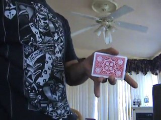Michael Jinx performs a sweet color change with cards