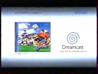 Publicité Virtua Striker 2 Dreamcast SEGA 2000