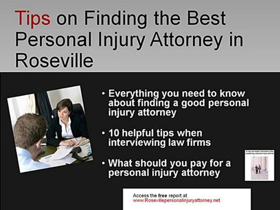 Roseville Personal Injury Auto Accident Medical Malpractice