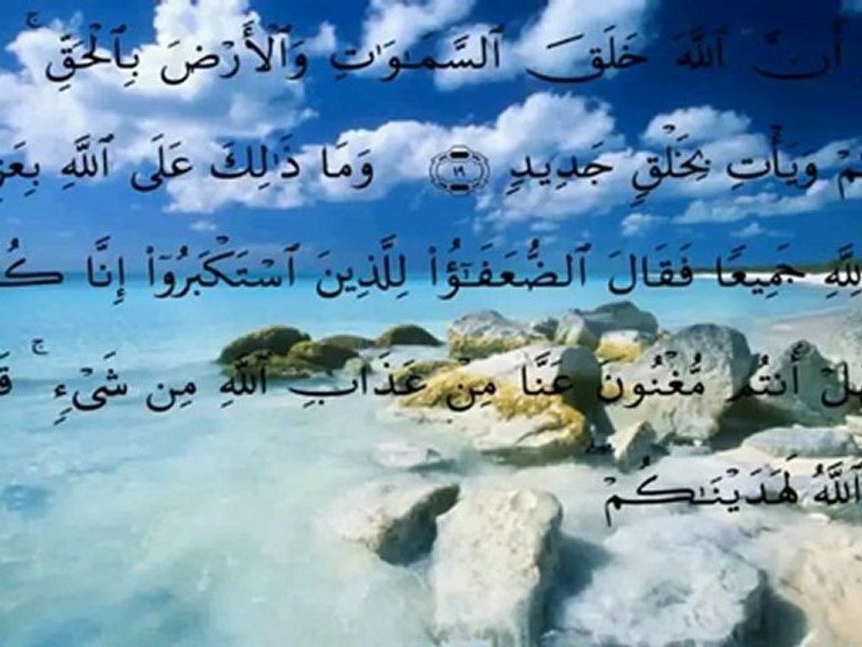 Cheikh  Khalil El-Hossari - sourat ibrahim (11-27)