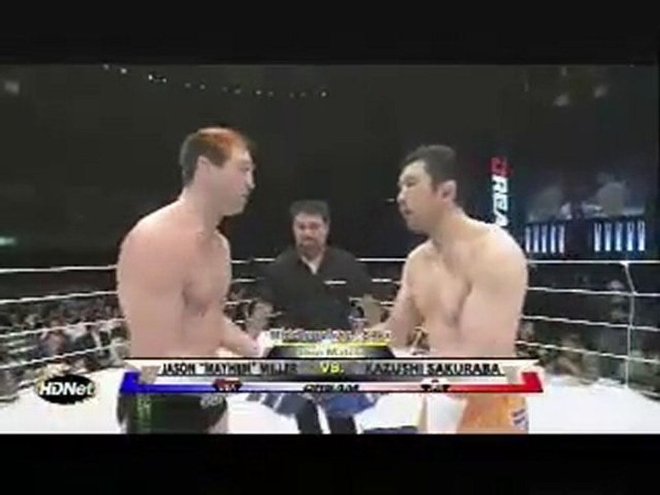 Kazushi Sakuraba VS Jason Mayhem Miller Dream 16