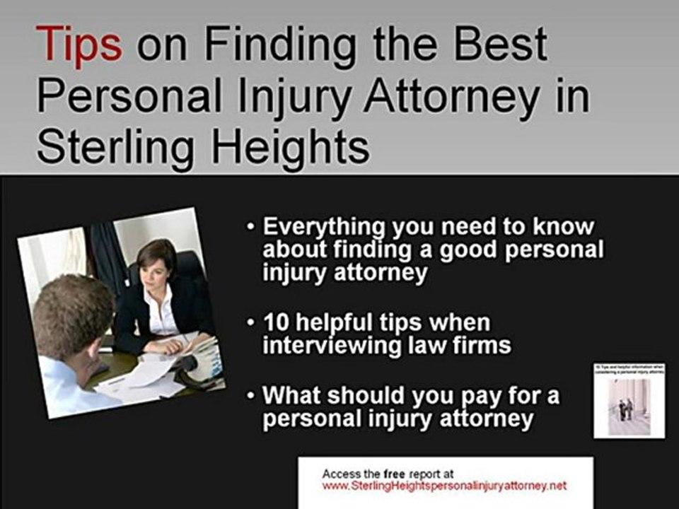 Sterling Heights Personal Injury Auto Accident Malpractice
