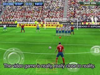 David Villa Interview - Real Football 2011 Jeu iPhone/iPad
