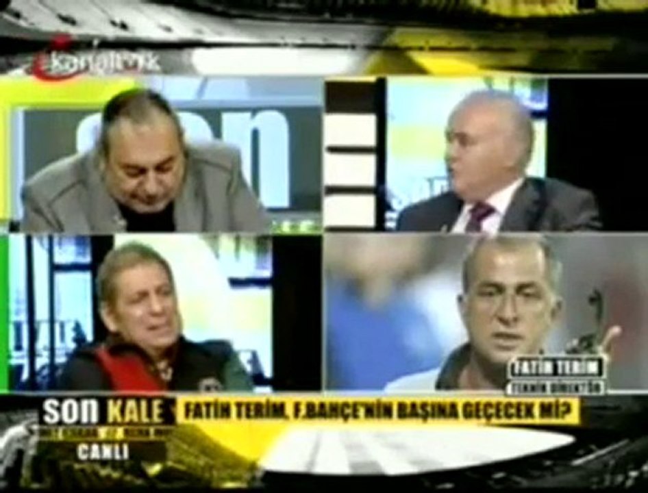Çakar'la terim canlı yayında çakıştı