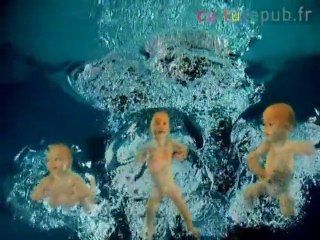 Water babies / Evian.