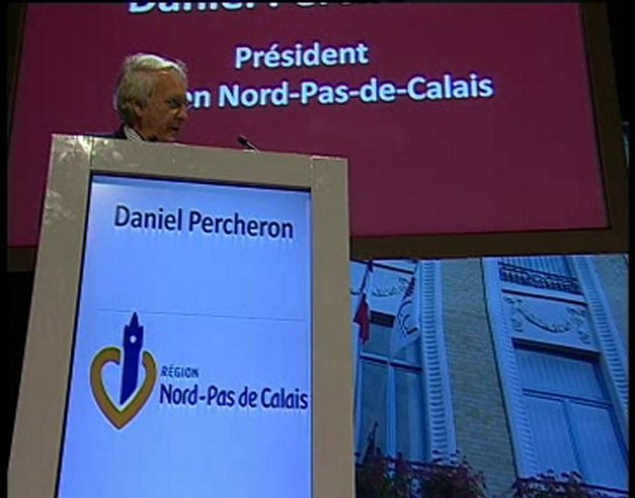 Université des CCI 2010 à Lille - discours d'accueil de Daniel  Percheron  Président de la région NPC