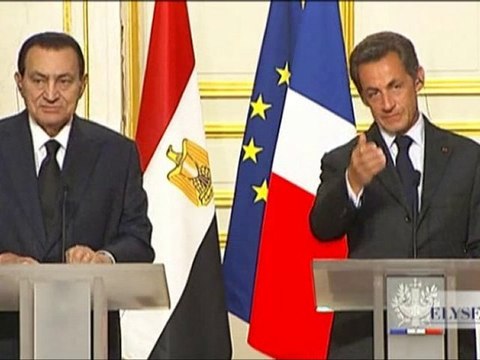 Conférence de presse - M. Mohamed Hosni Moubarak