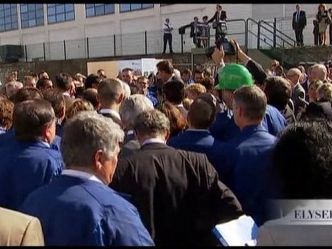 Allocution devant les salariés de l'usine VALINOX NUCLEAIRE