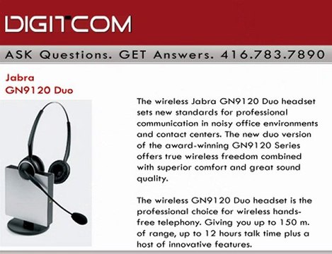 Jabra GN9120 Duo | Digitcom.ca (Business Phone Systems)