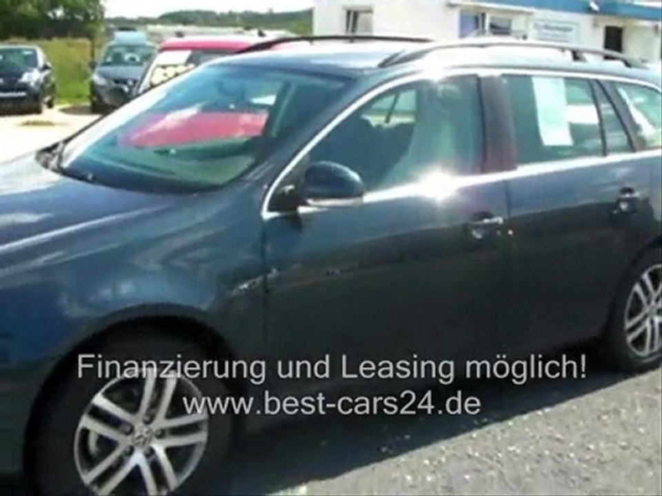 VW Golf Kombi EU-Neufahrzeug 2010 in Grün-Metallic