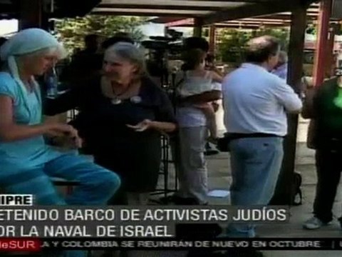 Detenido barco de activistas judíos por la naval de Israel