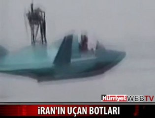 İRAN UÇAN DENİZ BOTU YAPTI