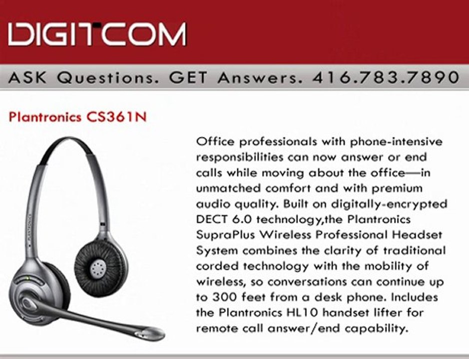 Plantronics CS361N | Digitcom.ca (Business Phone Systems)