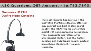 Plantronics H171N DuoPro Noise-Canceling | Digitcom.ca (Busi