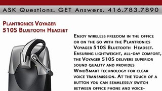 Plantronics Voyager 510S Bluetooth Headset | Digitcom.ca (Bu