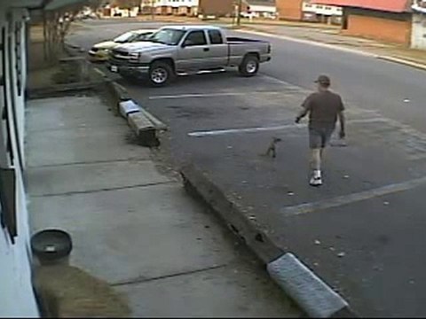 Caught On Tape Man Abandons Pups At Animal Shelter